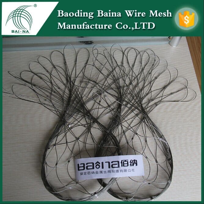 New Type Stainless Steel Anti_Theft Wire Mesh Bag